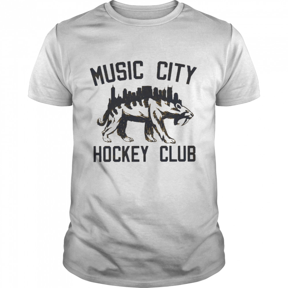 Music city hockey club shirt