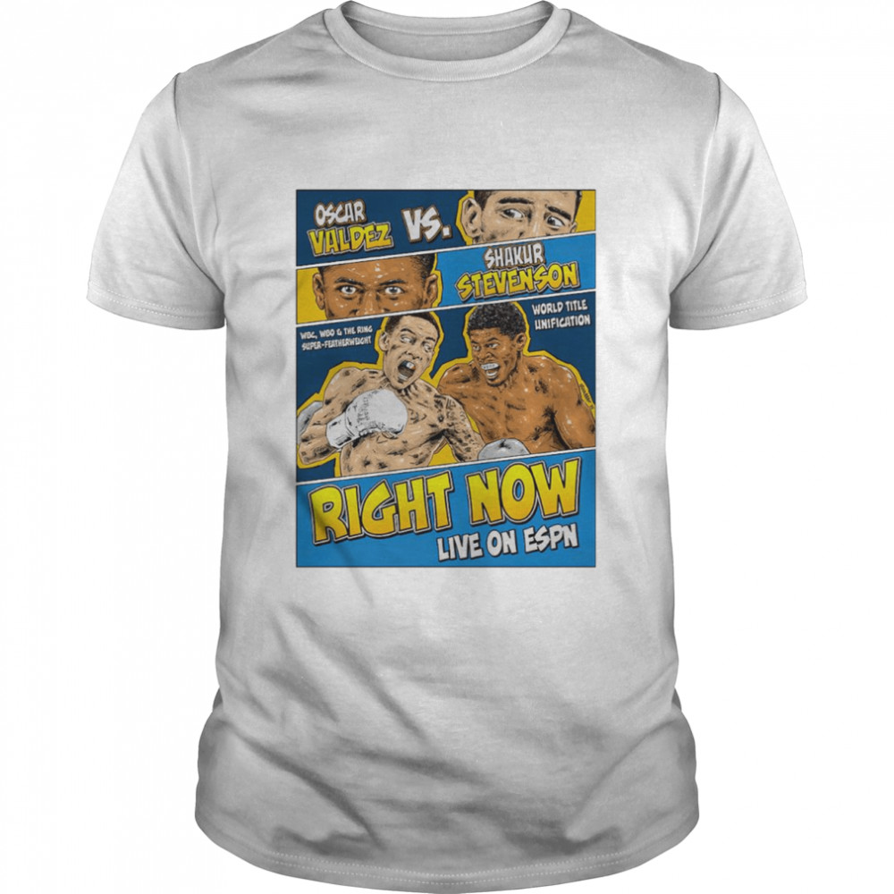 Oscar Valdez vs Shakur Stevenson shirt