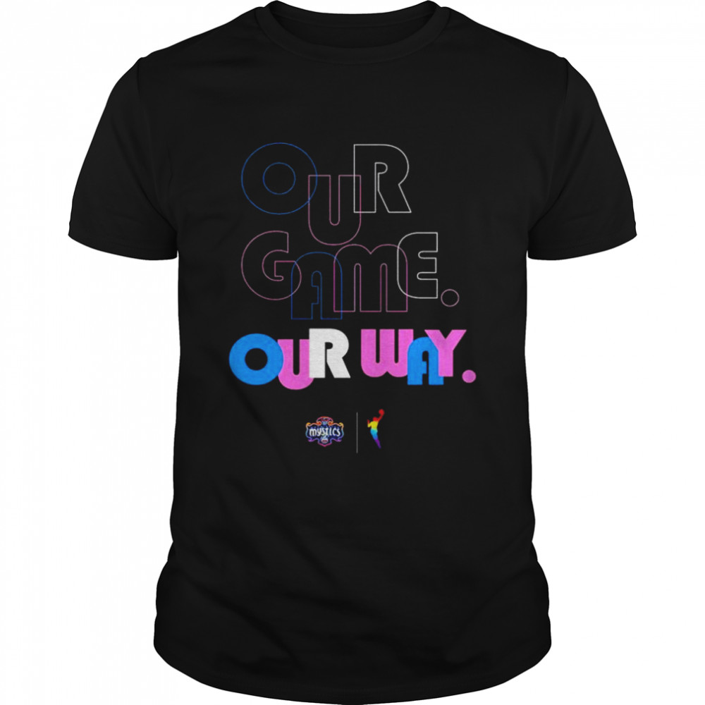 Washington Mystics Sportiqe Our Game Our Way Pride shirt