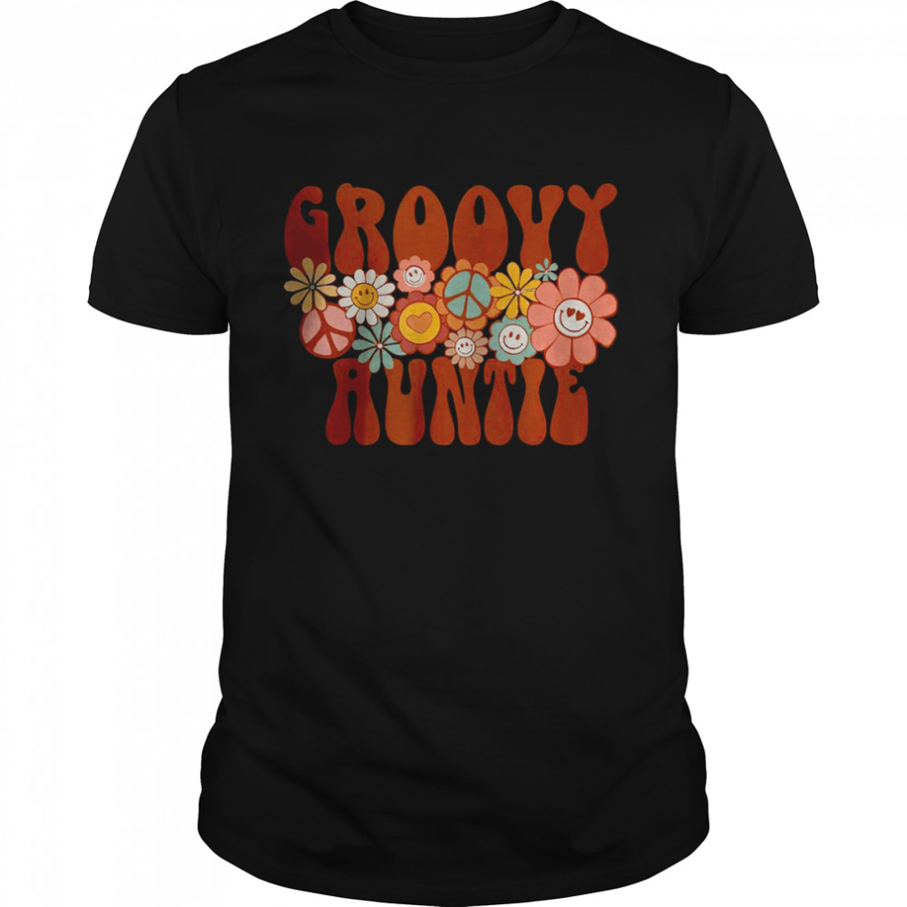 Groovy Mama Retro Matching Family Baby Shower Mother’s Day Shirt