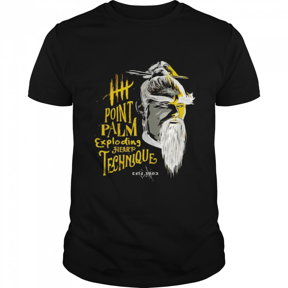 Best point palm exploding heart technique shirt