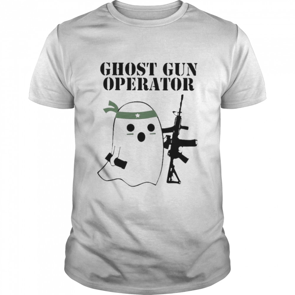 Ghost gun operator among the wildflowers shirt