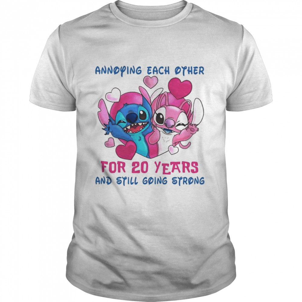 Stitch Annoying each other andy selena for 20 years and still going strong shirt