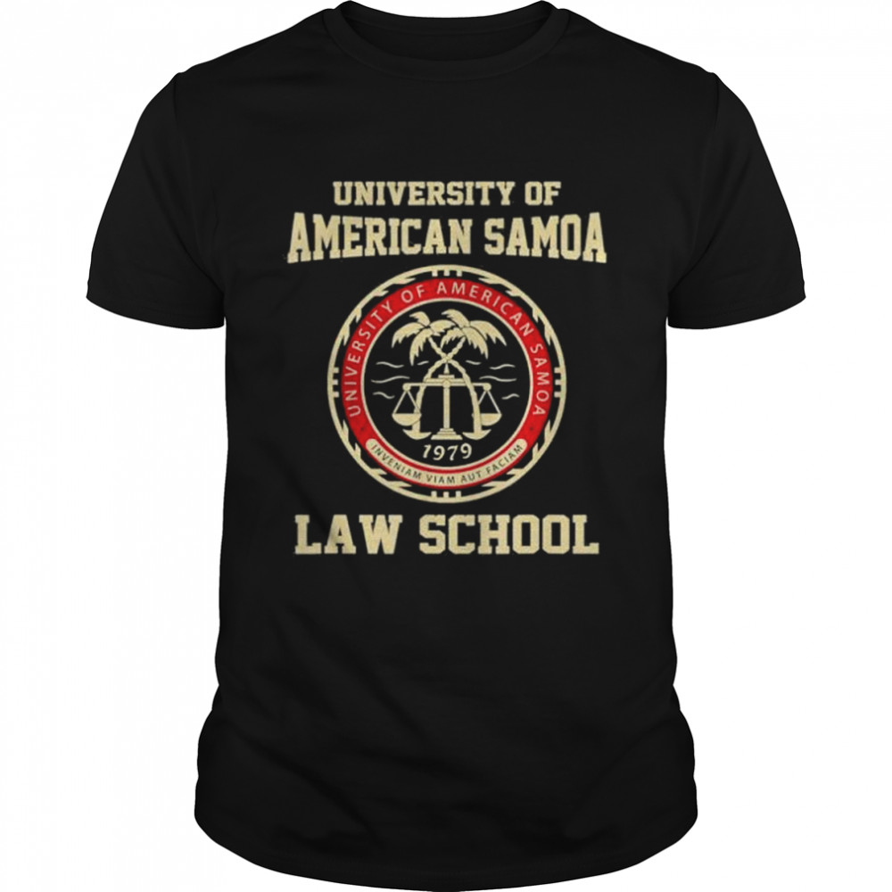 University of American Samoa law school apparel shirt