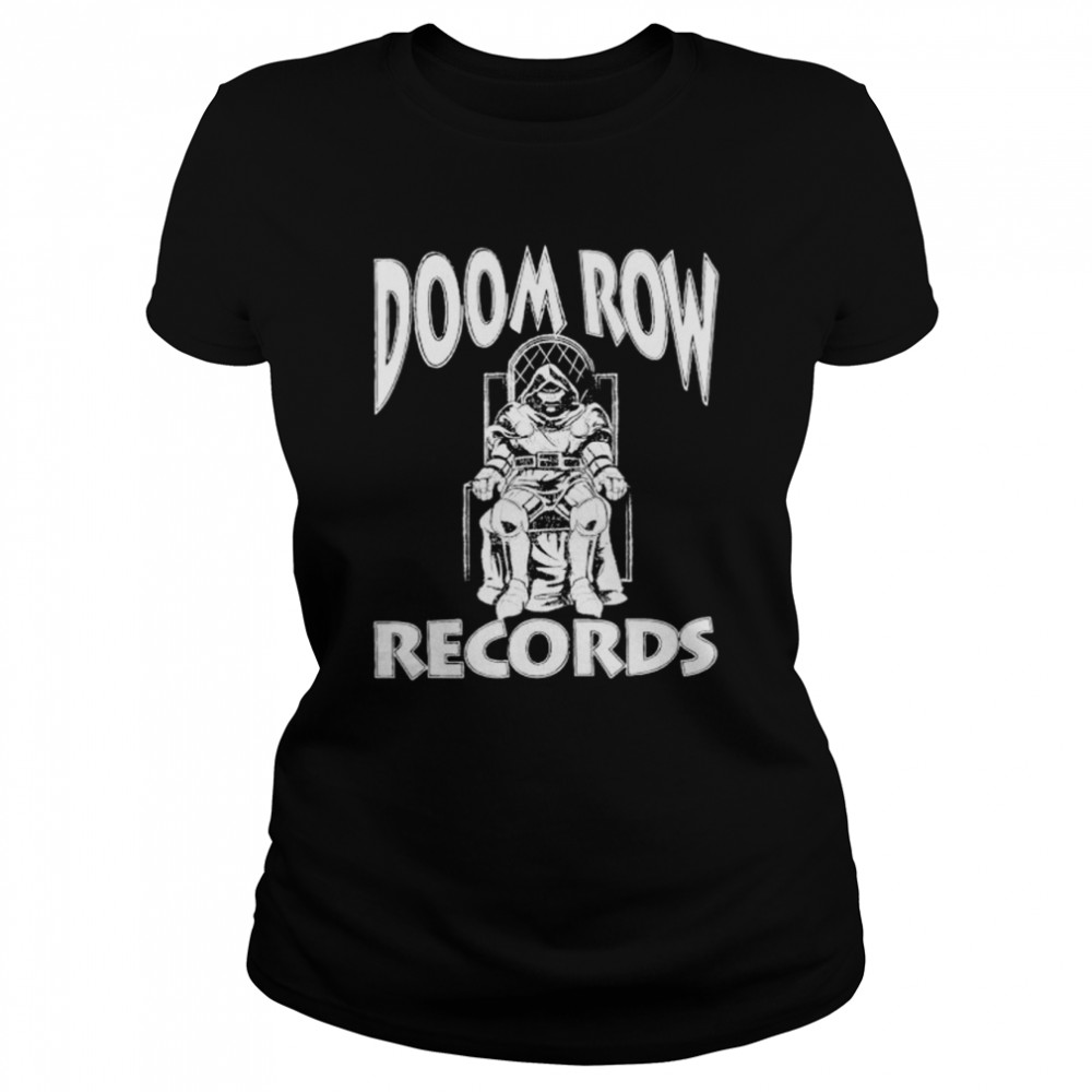 doctor Doom doom row records shirt Classic Women's T-shirt