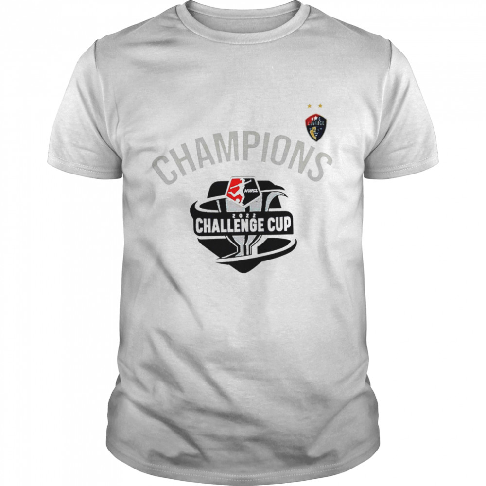 North Carolina Courage Challenge Cup Champions logo T-shirt