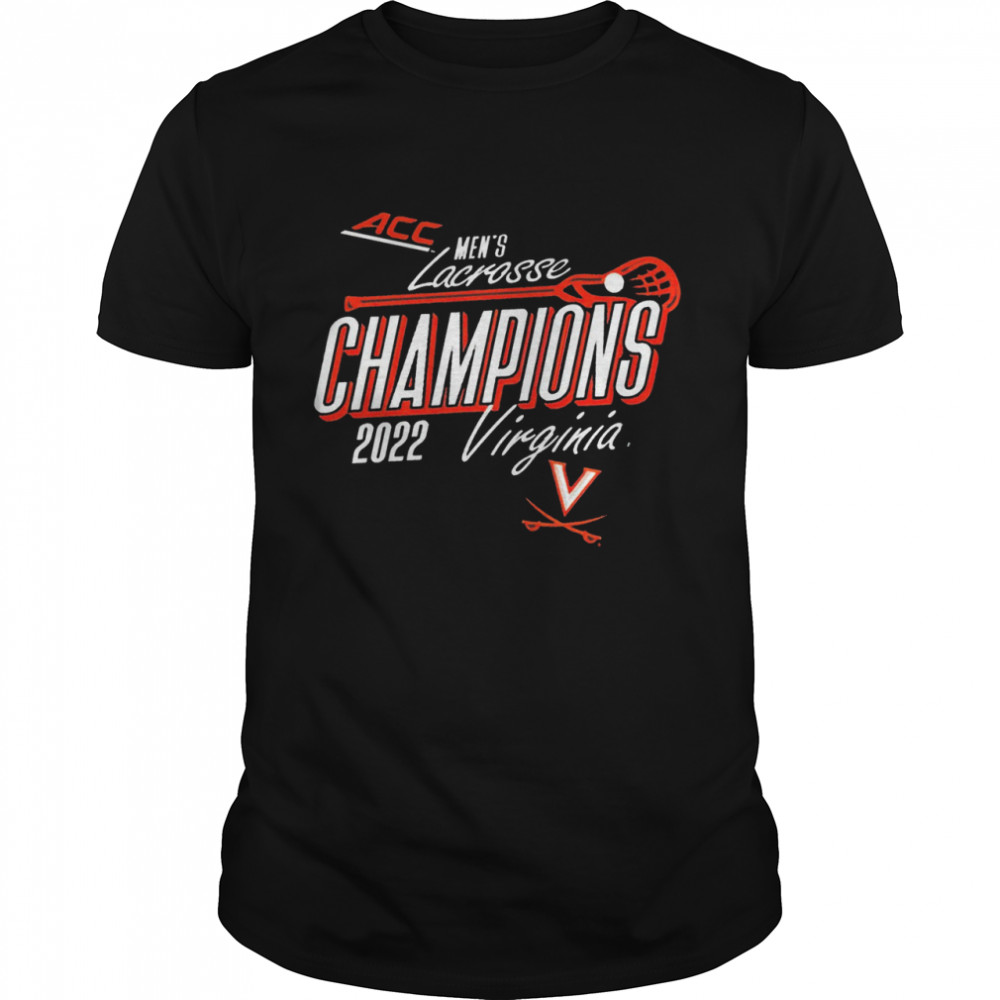 Virginia Cavaliers ACC Men’s Lacrosse Champions 2022 logo T-shirt