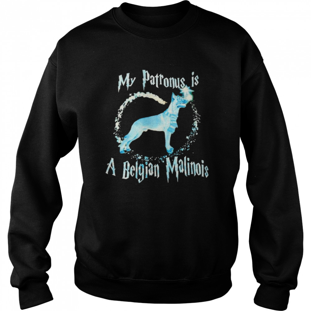 harry Potter my patronus is a Belgian Malinois shirt Unisex Sweatshirt