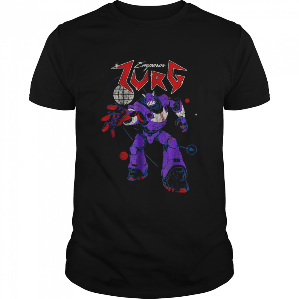 Disney Pixar Lightyear Emperor Zurg Retro Metal Poster T-Shirt