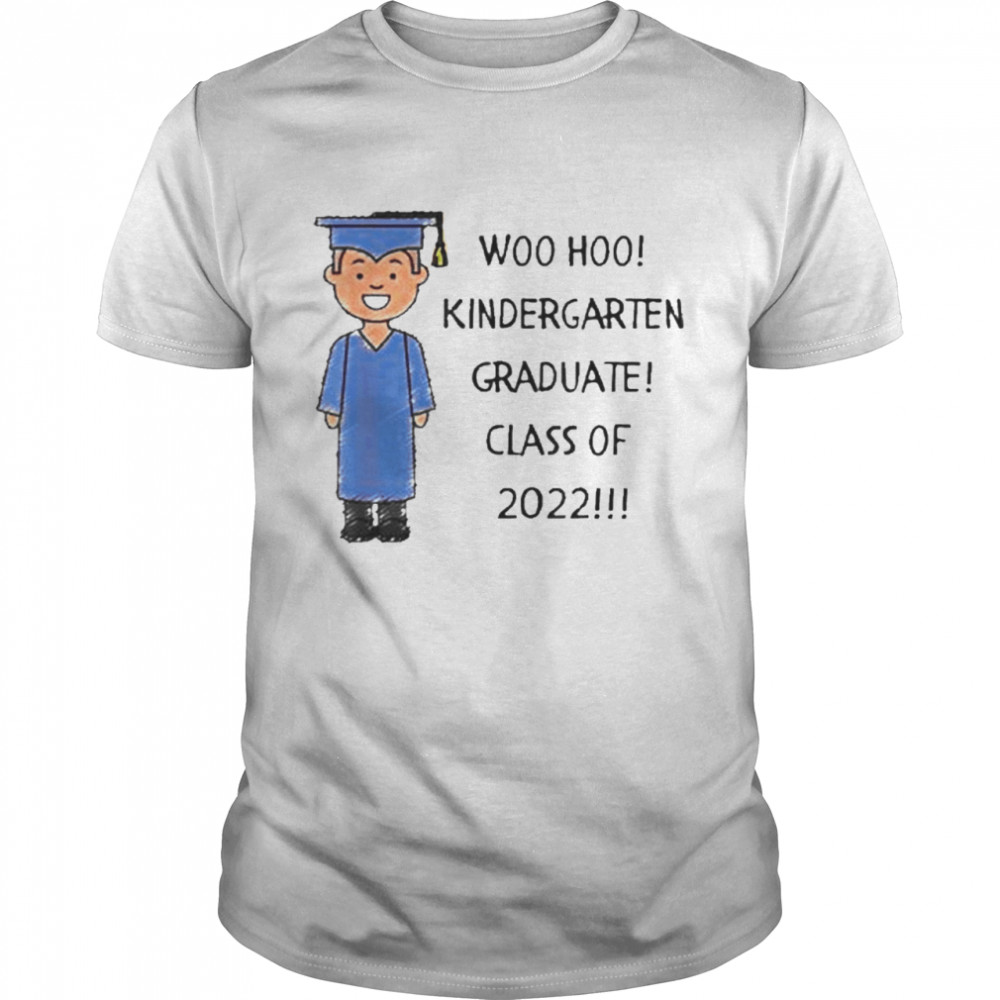 Kindergarten Boy Graduate Class of 2022 Graduation Moving Up Shirt