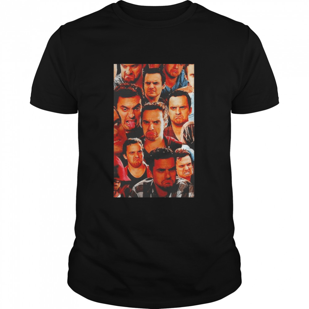 New Girl Nick Miller Collage shirt