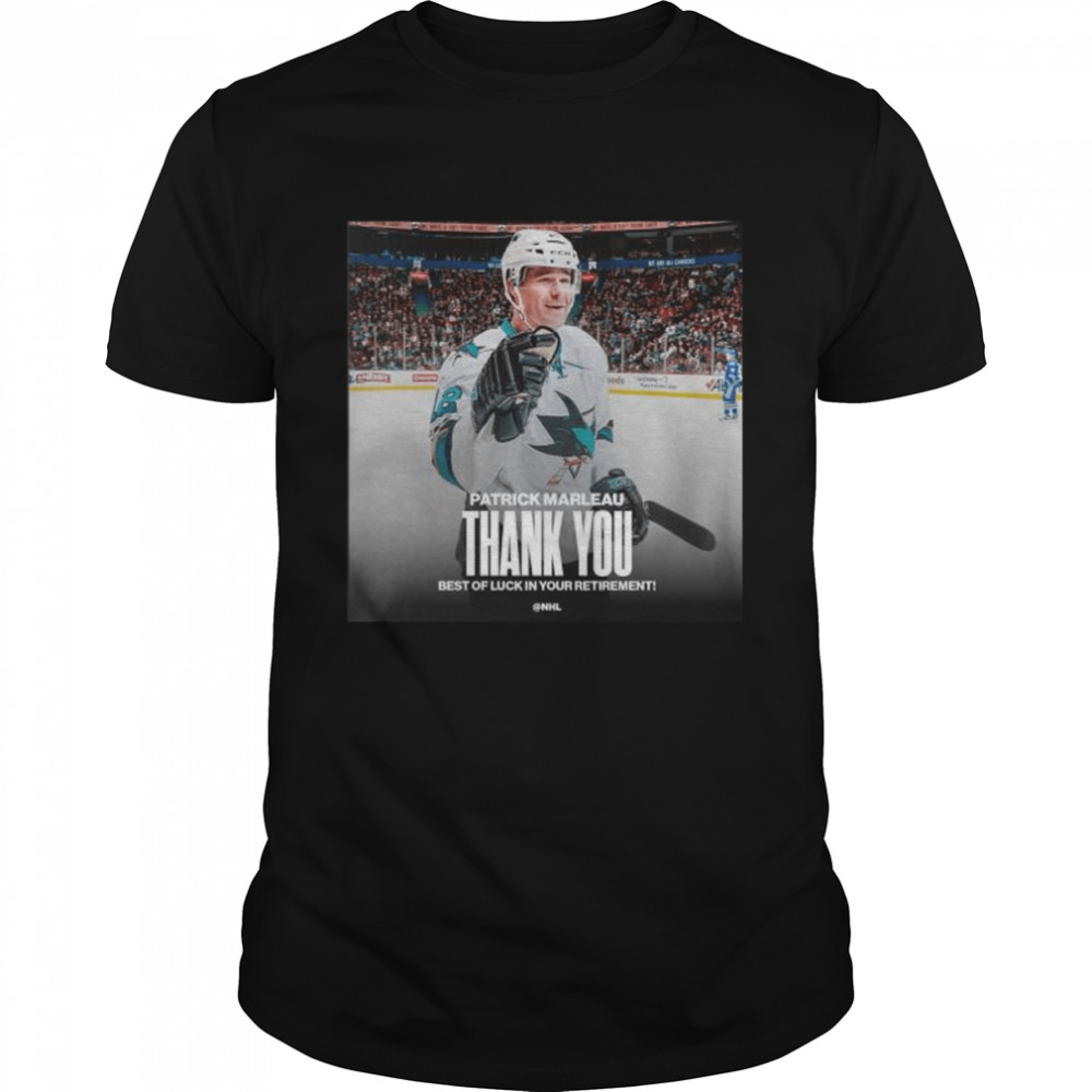 Patrick marleau retires nhl shirt