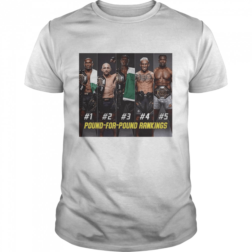 Pound For Pound Rankings UFC T-Shirt