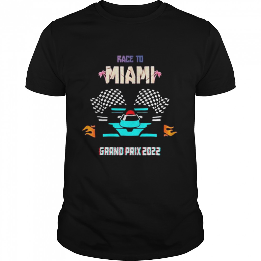 Race to miami grand prix 2022 new design shirt