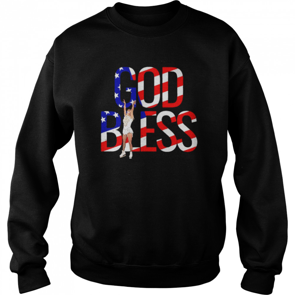 Tonya Harding God Bless shirt Unisex Sweatshirt