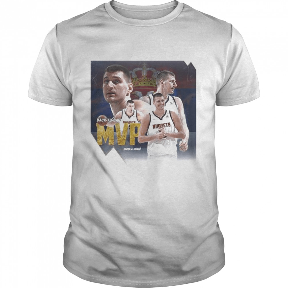 Nikola jokic back to back mvp shirt