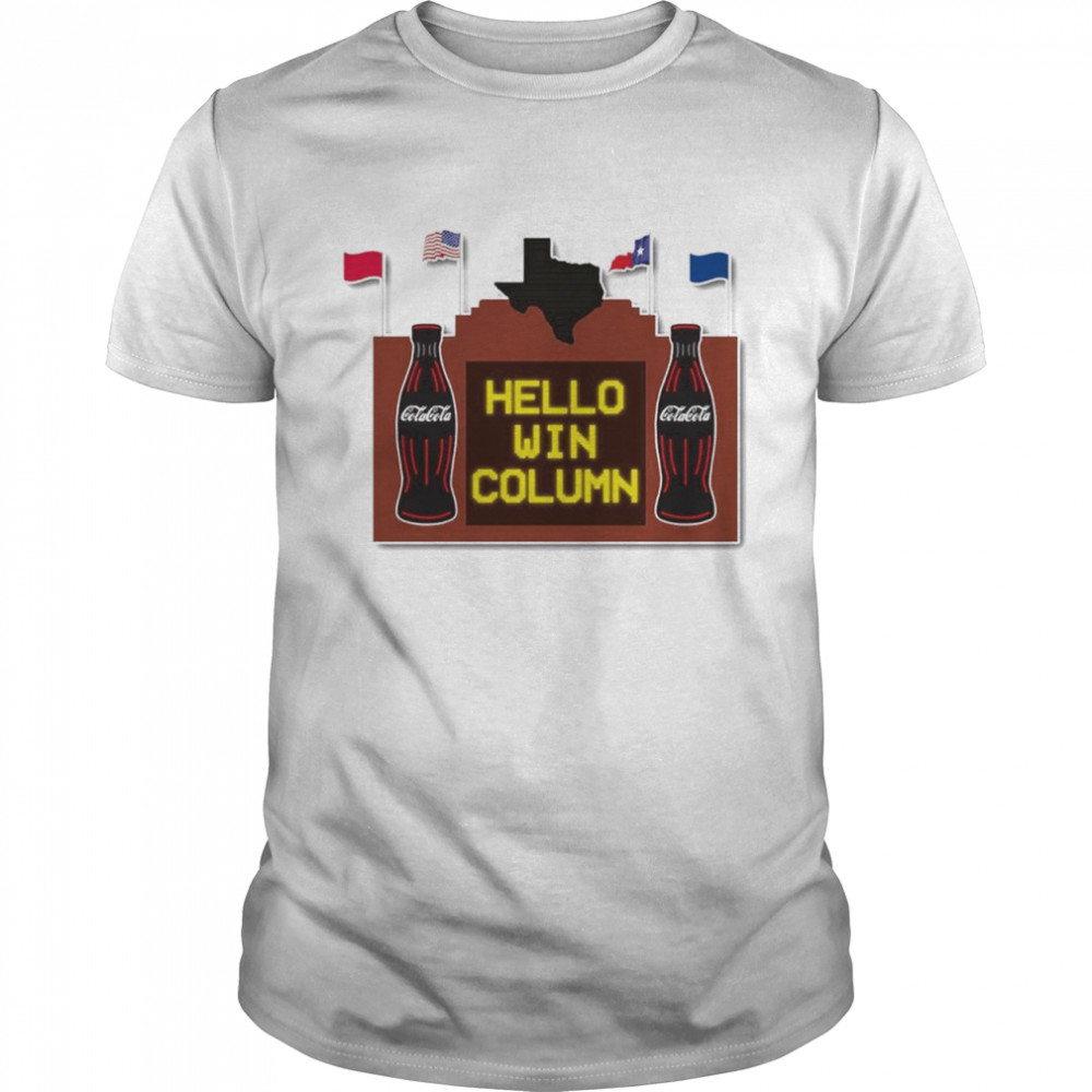 Texas Rangers Hello win Column shirt