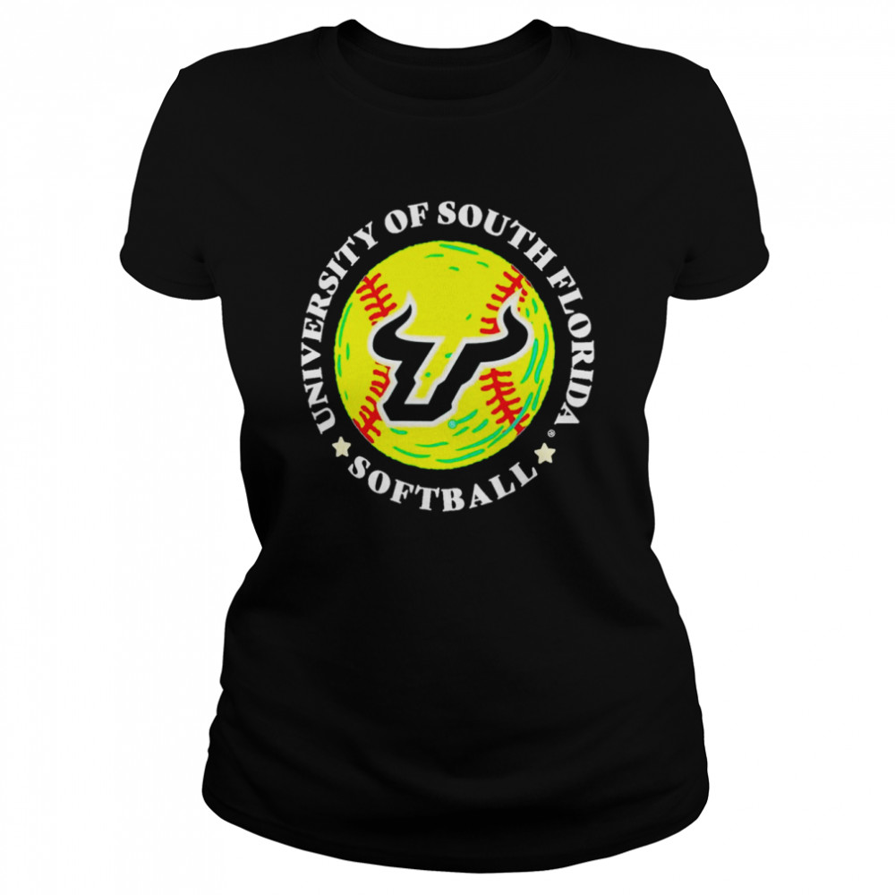 University of South Florida Bulls Softball Seal shirt Classic Women's T-shirt