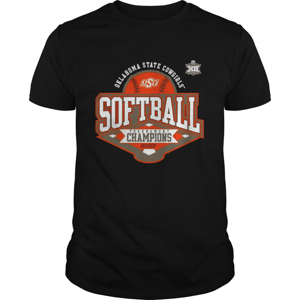 Oklahoma State Cowgirls 2022 Big 12 Softball Conference Tournament Champions shirt