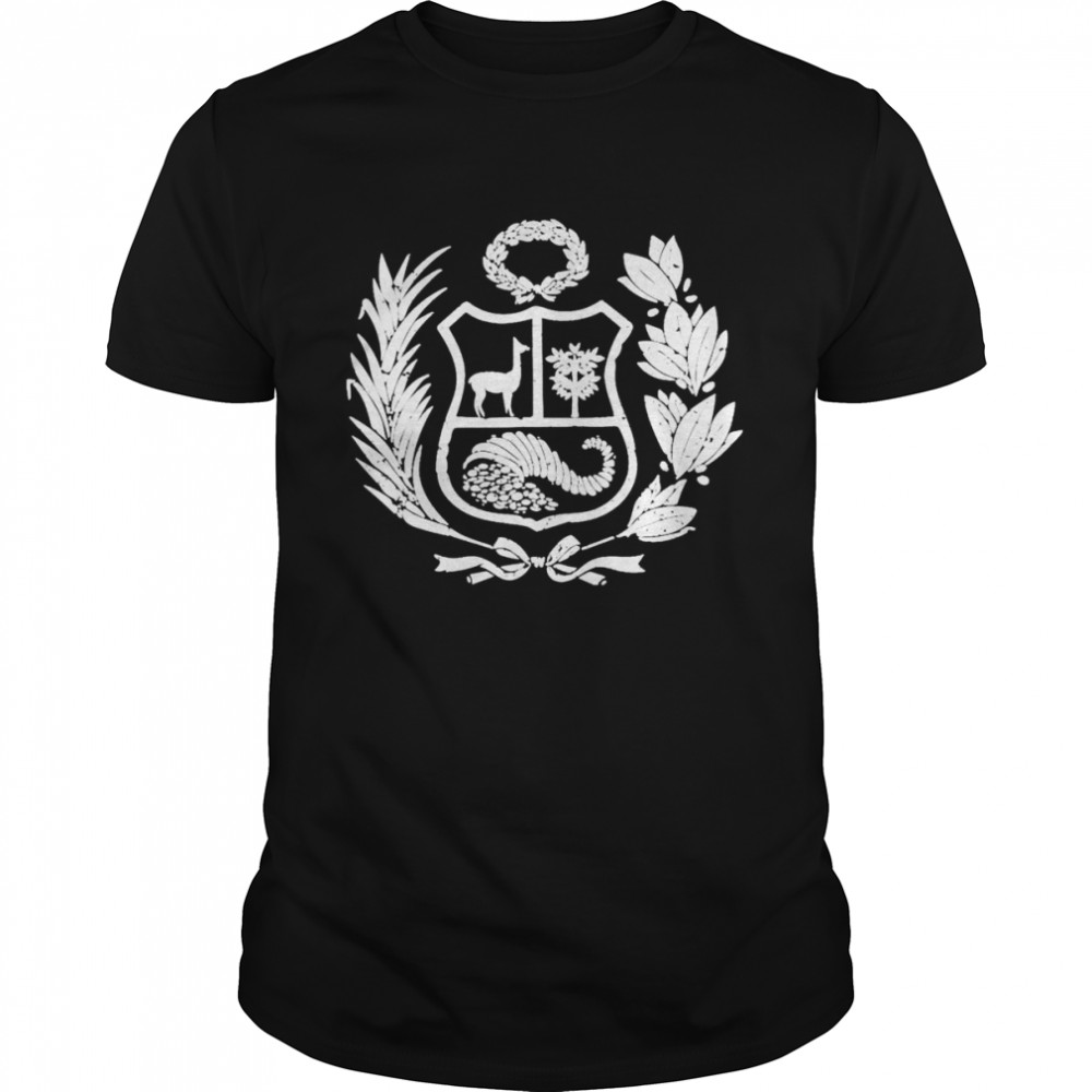 Peruvian Escudo Peru Coat of Arms & Shirt