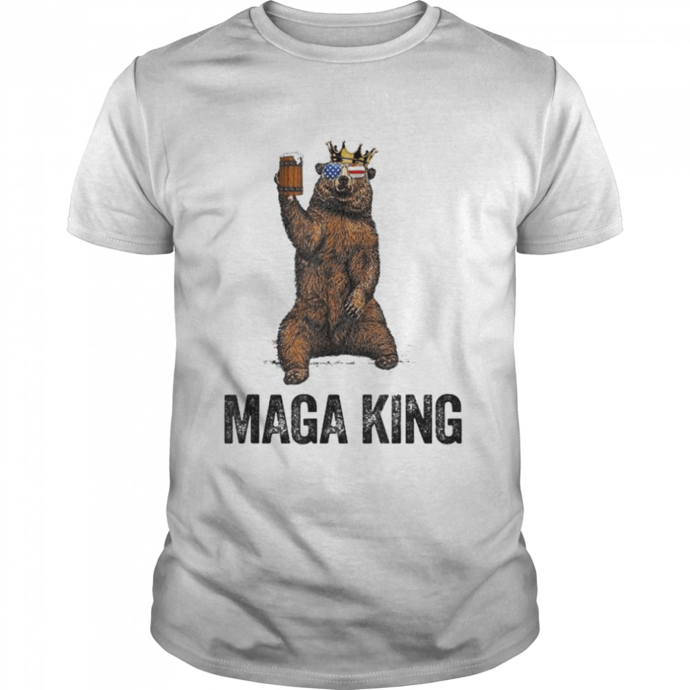 Bear Crown Maga King The Great Maga King Pro Trump T-Shirt