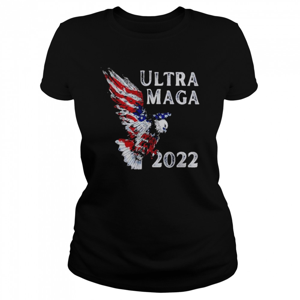 Eagle Ultra MAGA 2022 American Flag  Classic Women's T-shirt