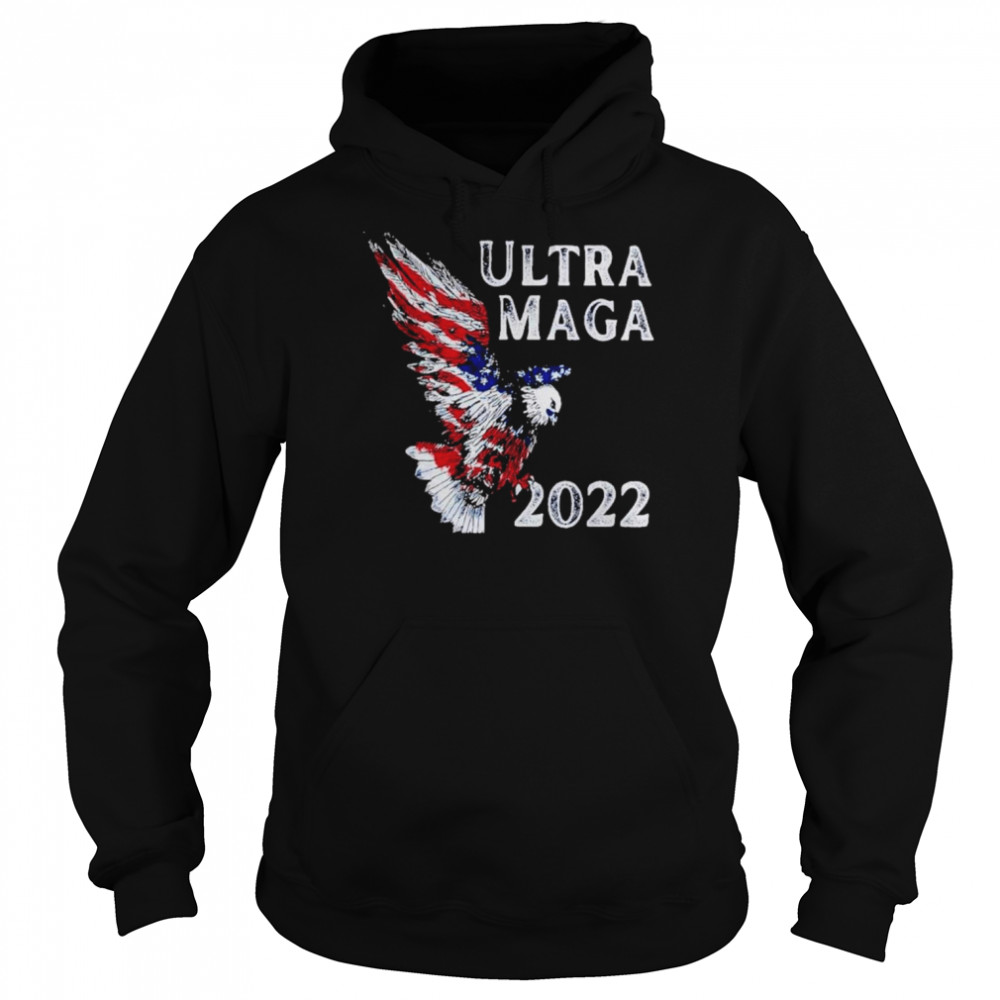 Eagle Ultra MAGA 2022 American Flag  Unisex Hoodie