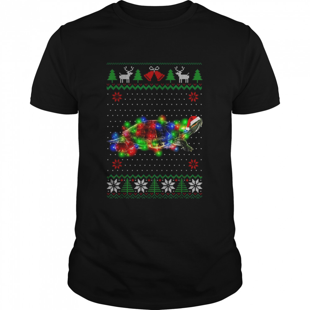 Redeared Slider Animal Ugly Christmas Puppy Animal Shirt