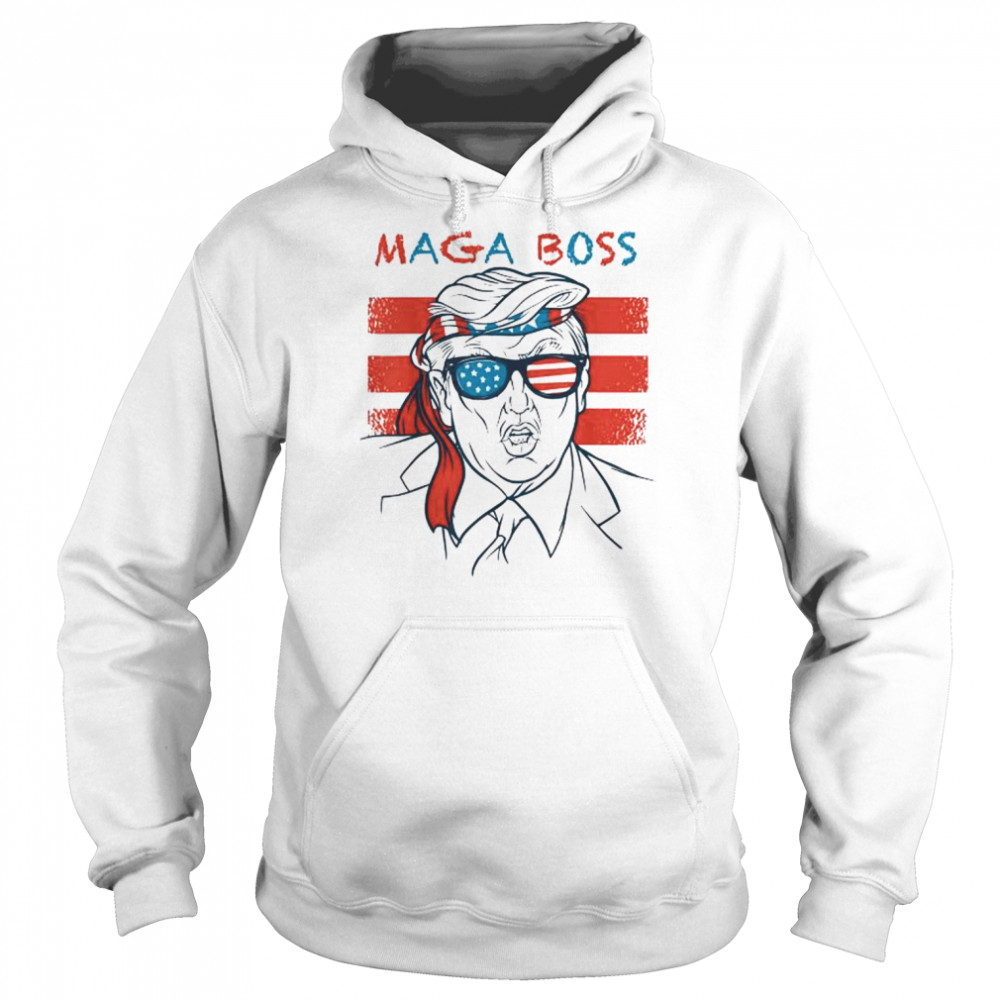 The maga boss Trump maga boss shirt Unisex Hoodie