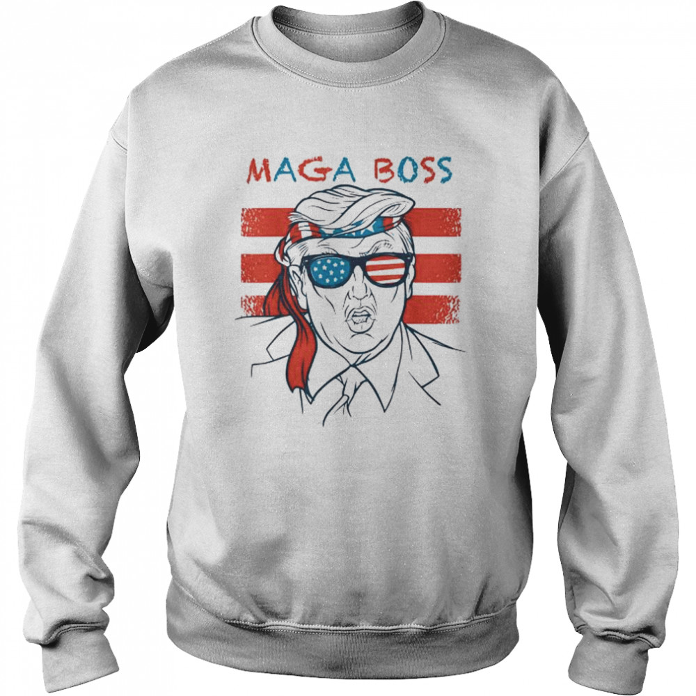 The maga boss Trump maga boss shirt Unisex Sweatshirt