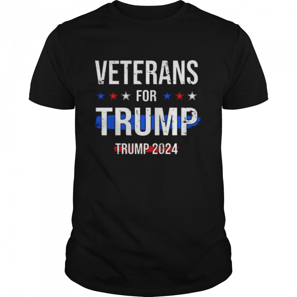 Veterans for Trump 2024 shirt