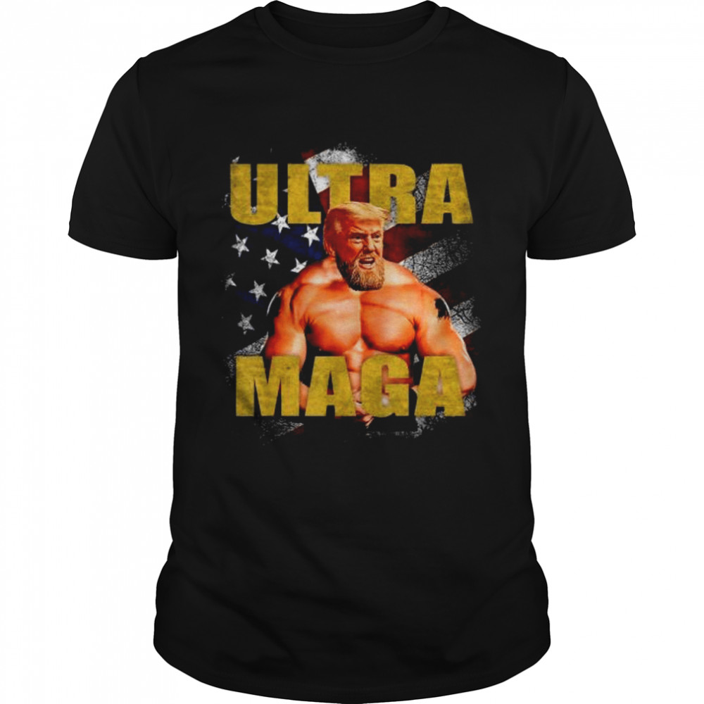 Pro-Trump Trump muscle ultra maga American-muscle shirt