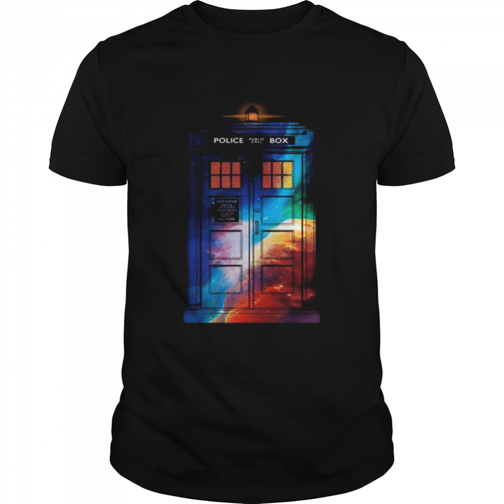 Relative dimension police public call box shirt