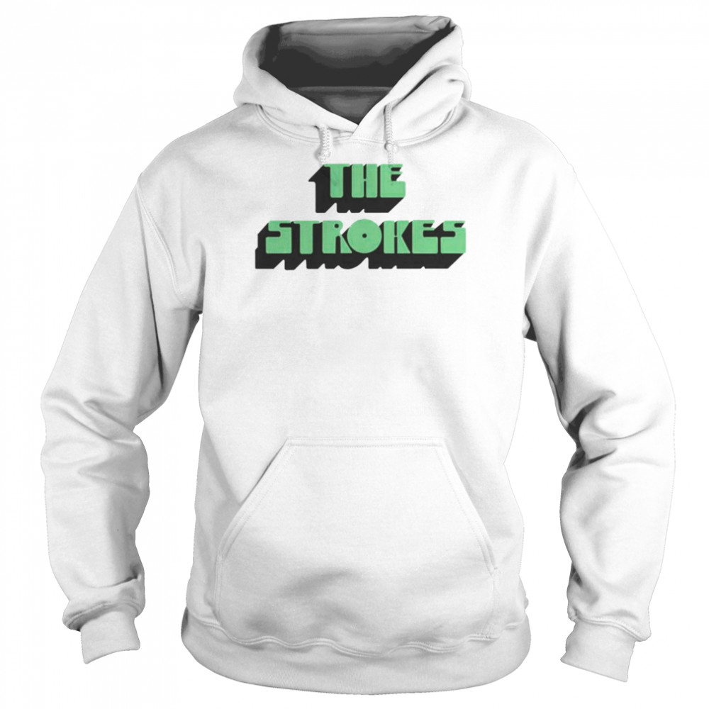 the strokesthe strokes vintage text shirt Unisex Hoodie