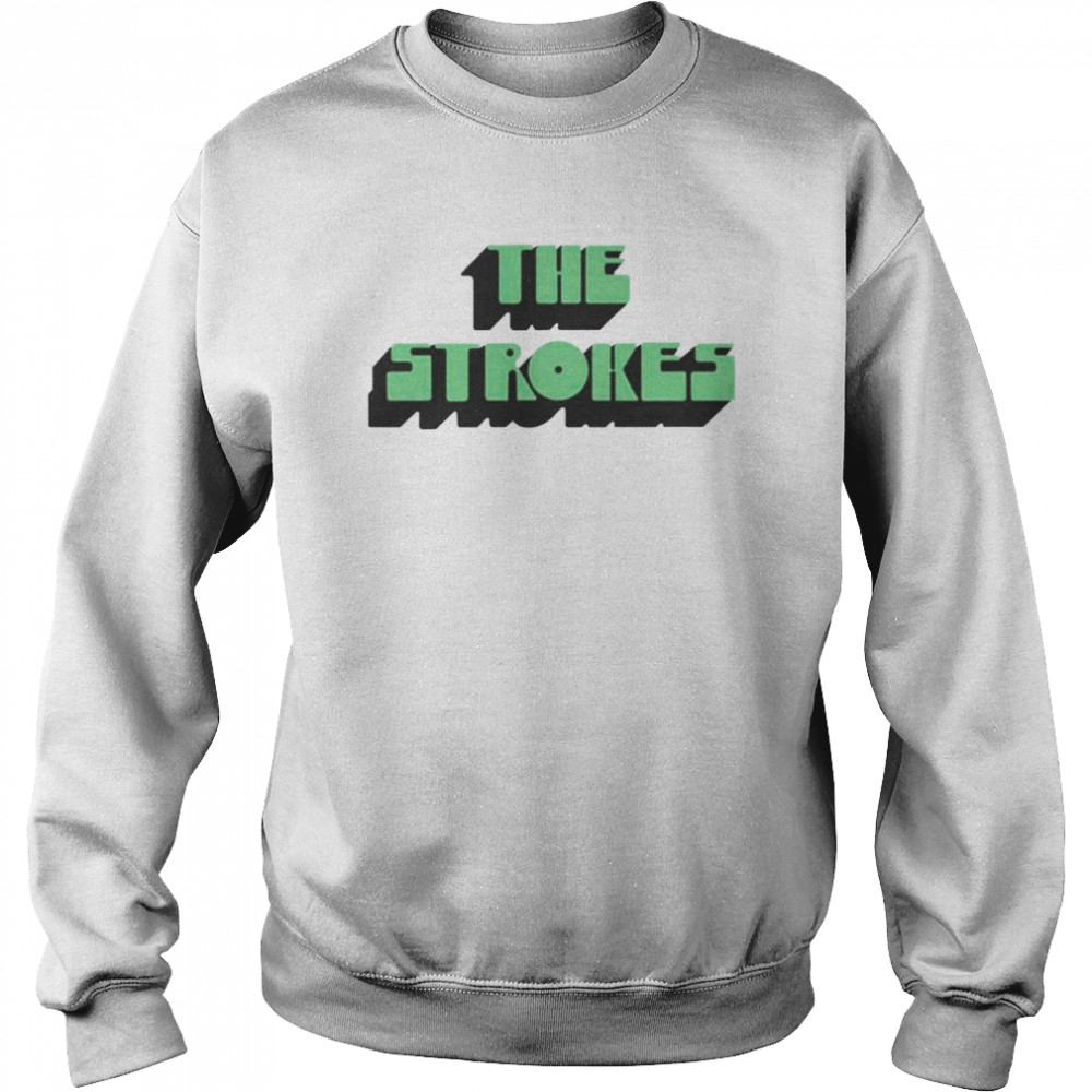 the strokesthe strokes vintage text shirt Unisex Sweatshirt