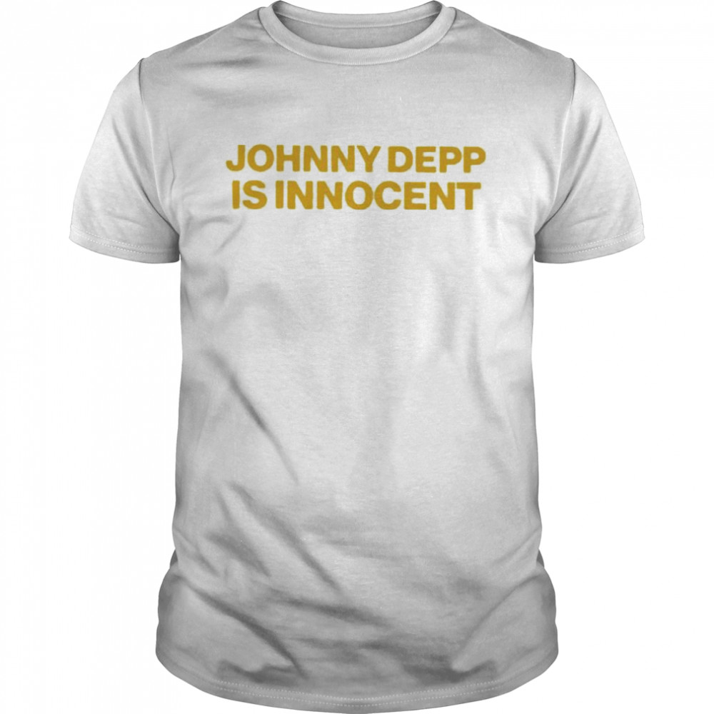 johnny Depp is innocent shirt