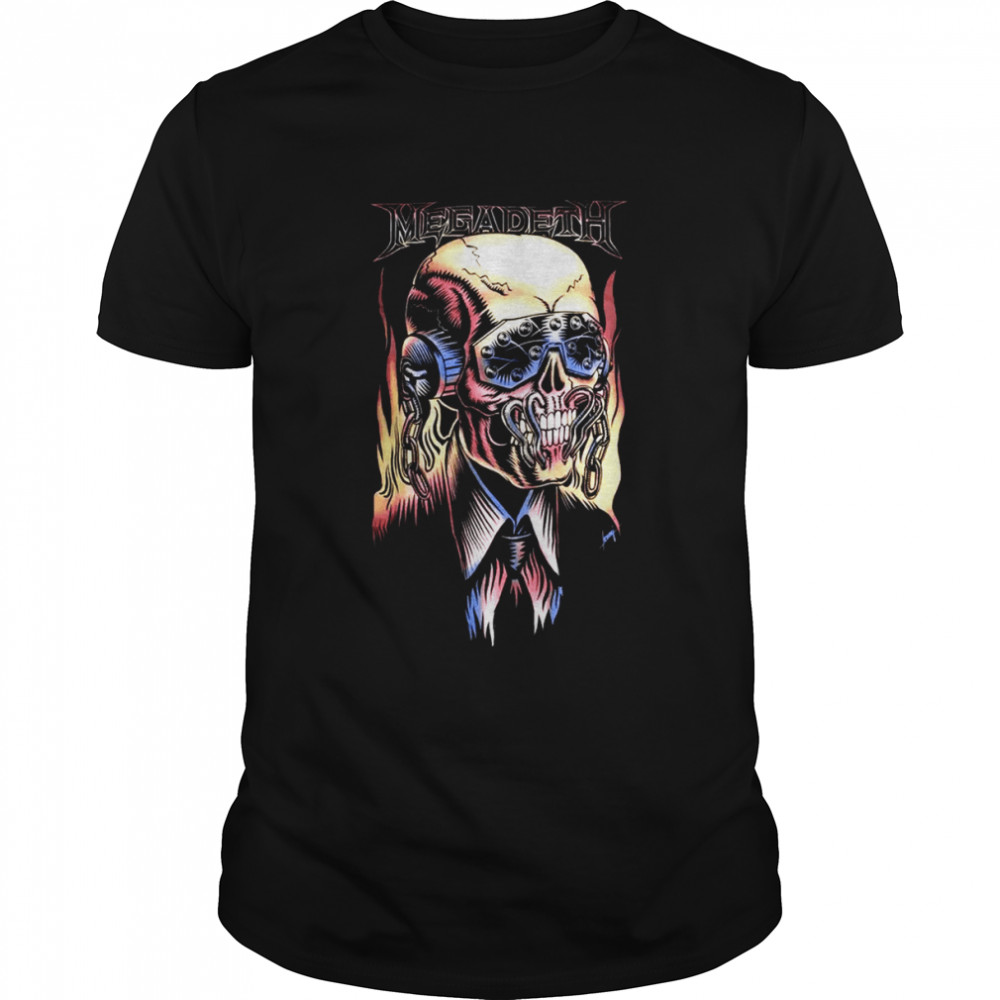 Megadeth Flaming shirt