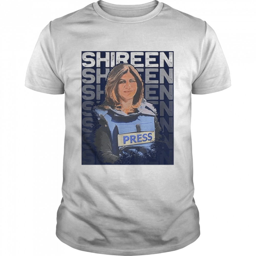 Shireen Abu Akleh Press Journalist T-Shirt