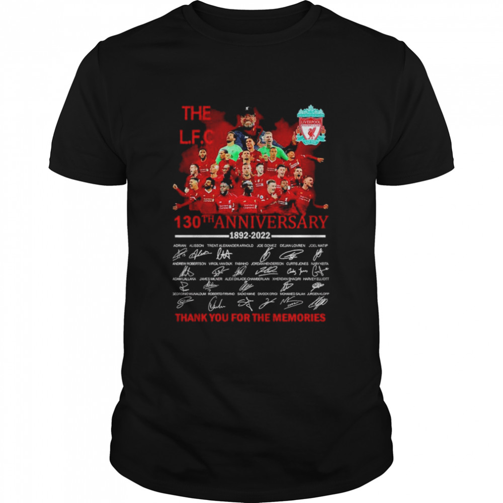 The Liverpool FC 130th anniversary shirt