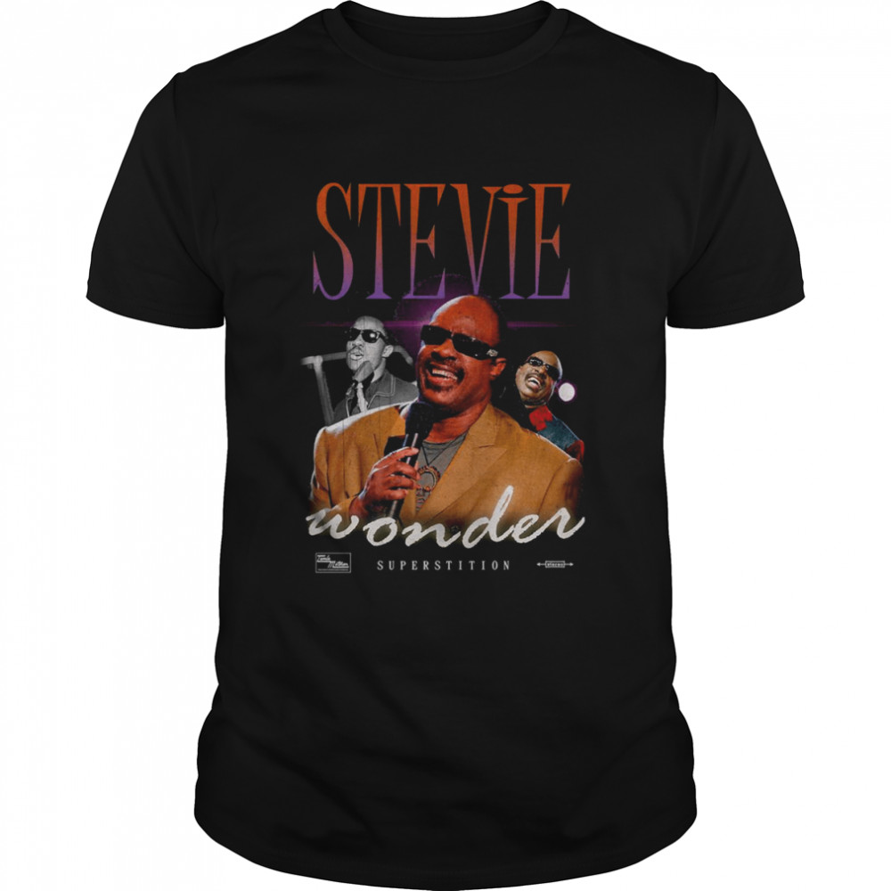 Vintage Collage Stevie Wonder shirt