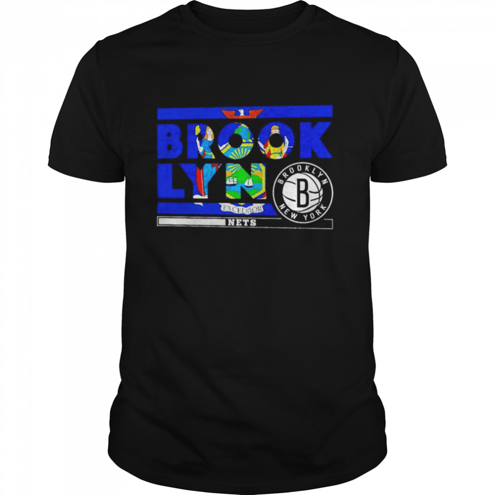 Brooklyn Nets Brooklyn Majestic Threads City and State shirt