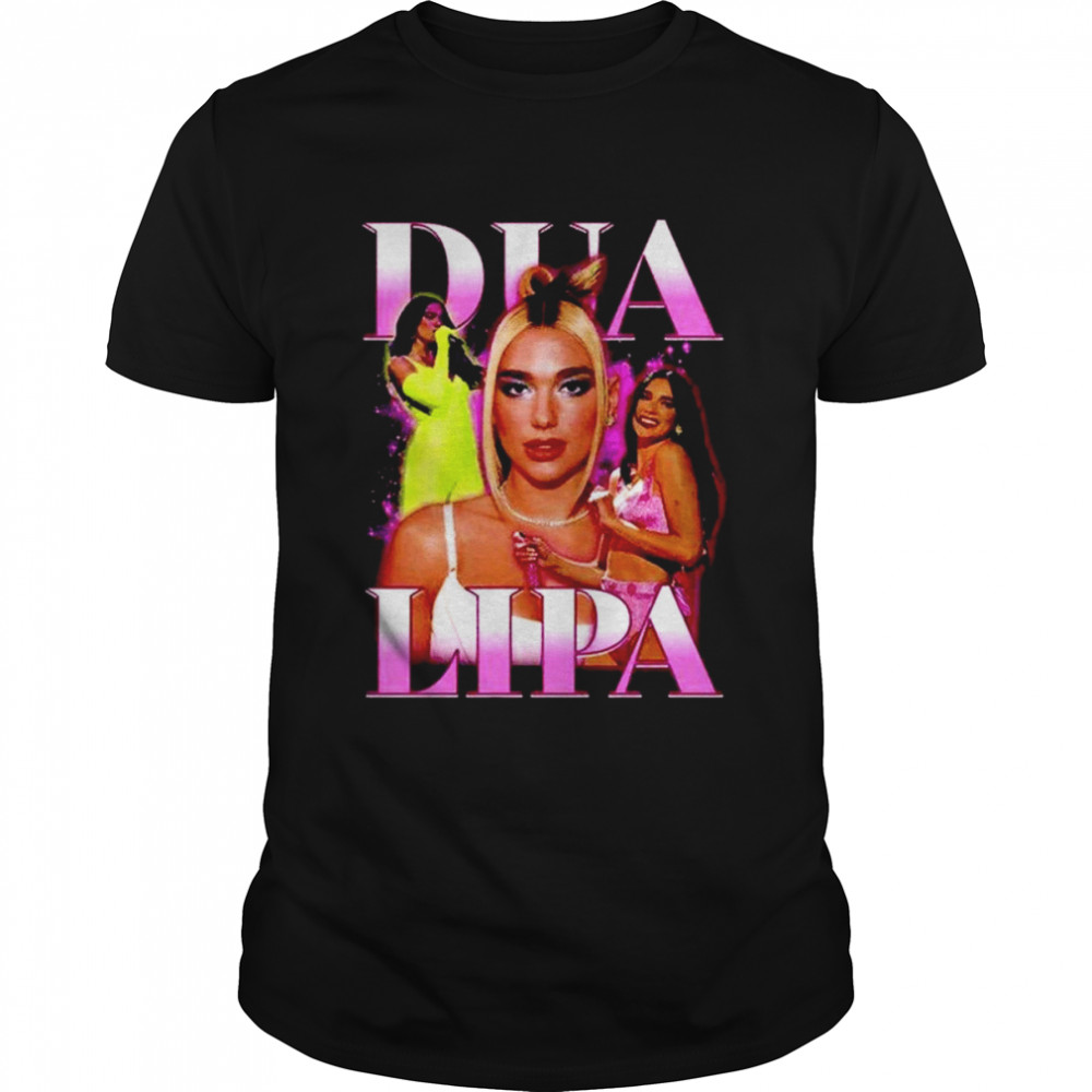 Dua Lipa vintage 90s bootleg retro shirt