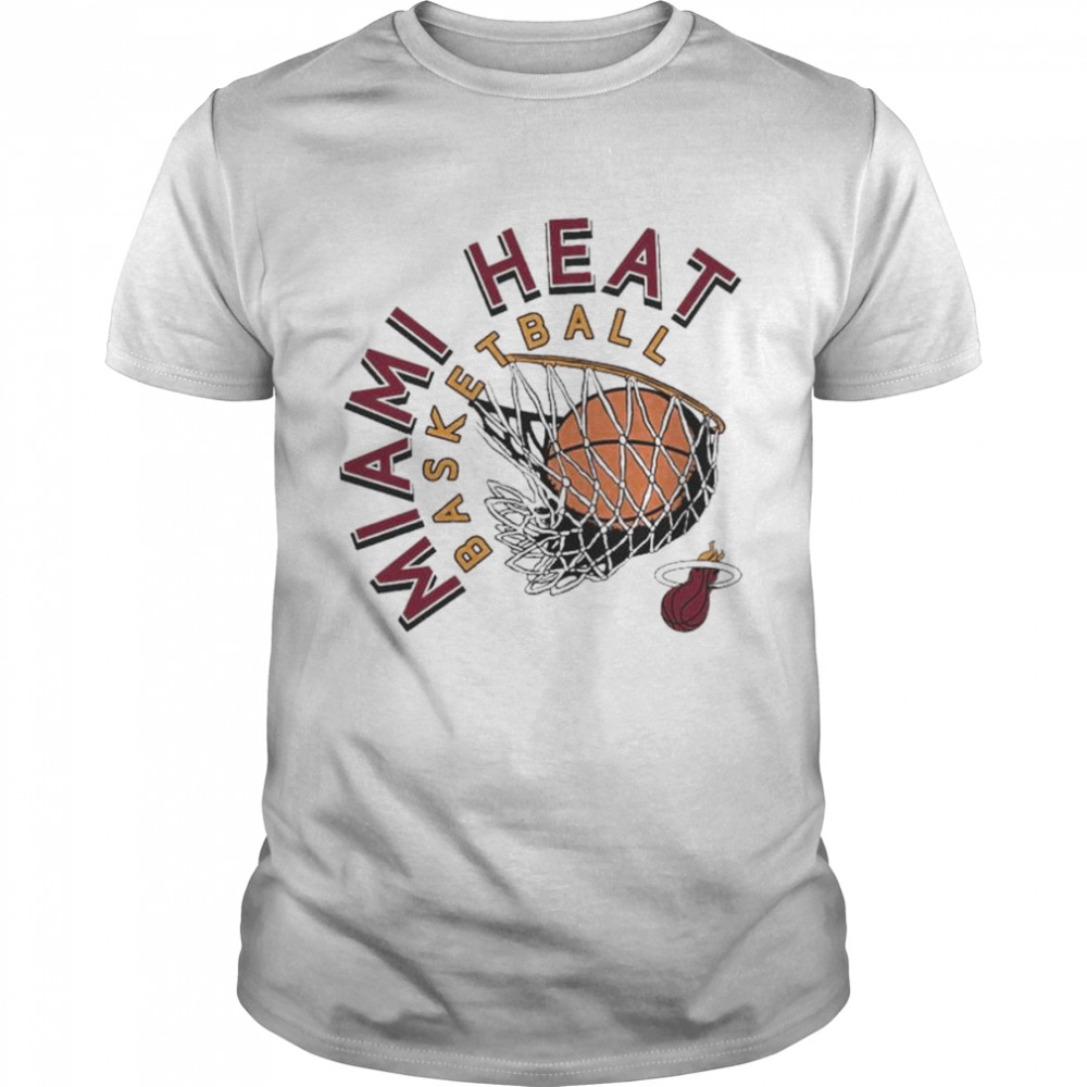 Miami Heat White Hot Basketball T-Shirt