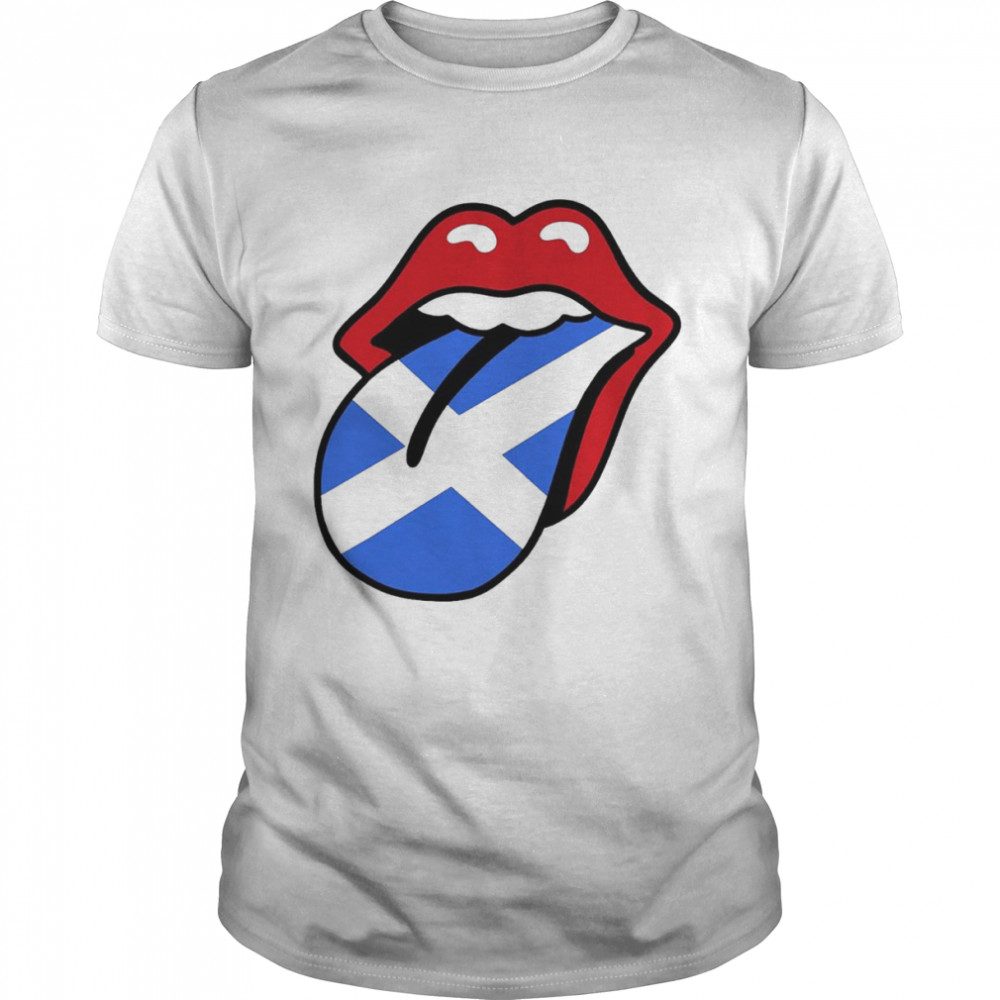 Rolling Stones Scottish Flag shirt