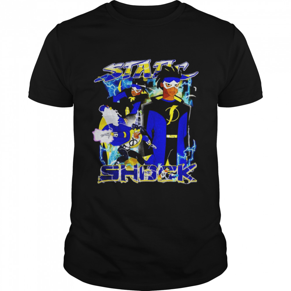 Static Shock balcony lifestyle shirt