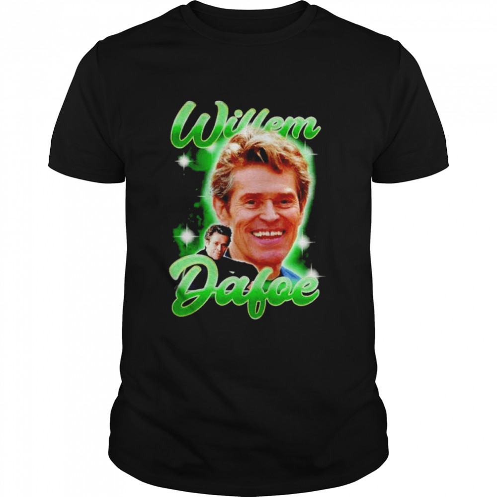 Willem Dafoe vintage 90s bootleg shirt