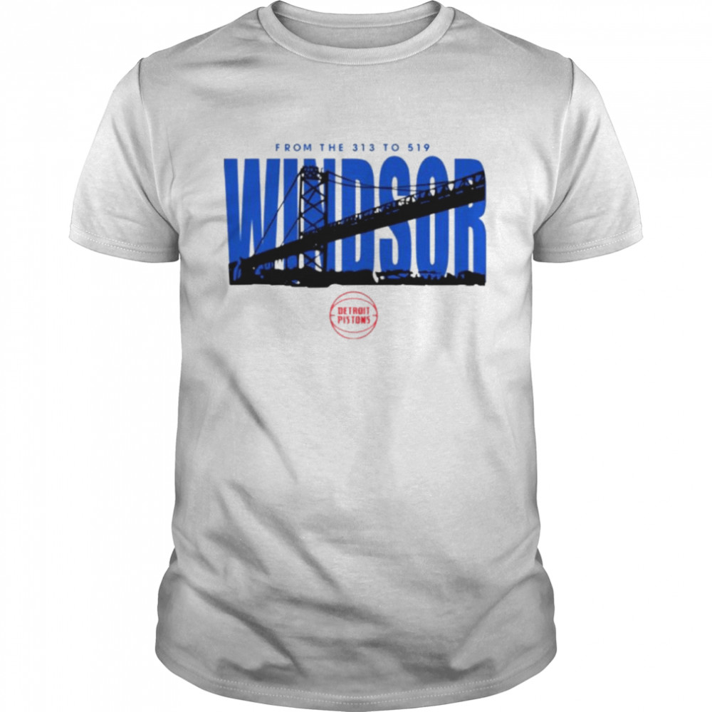 Ambassador Bridge From The 313 To 519 Windsor Shirt