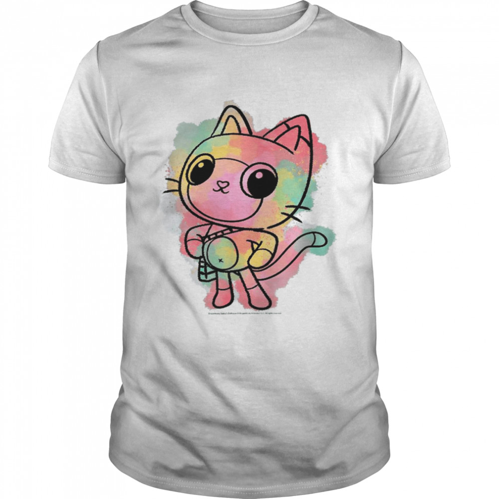 Gabby’s Dollhouse Big Pandy Paws Watercolor SketchShirt