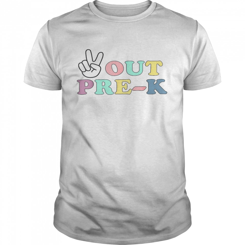 Peace Out PreK Class Of 2022 GraduationShirt