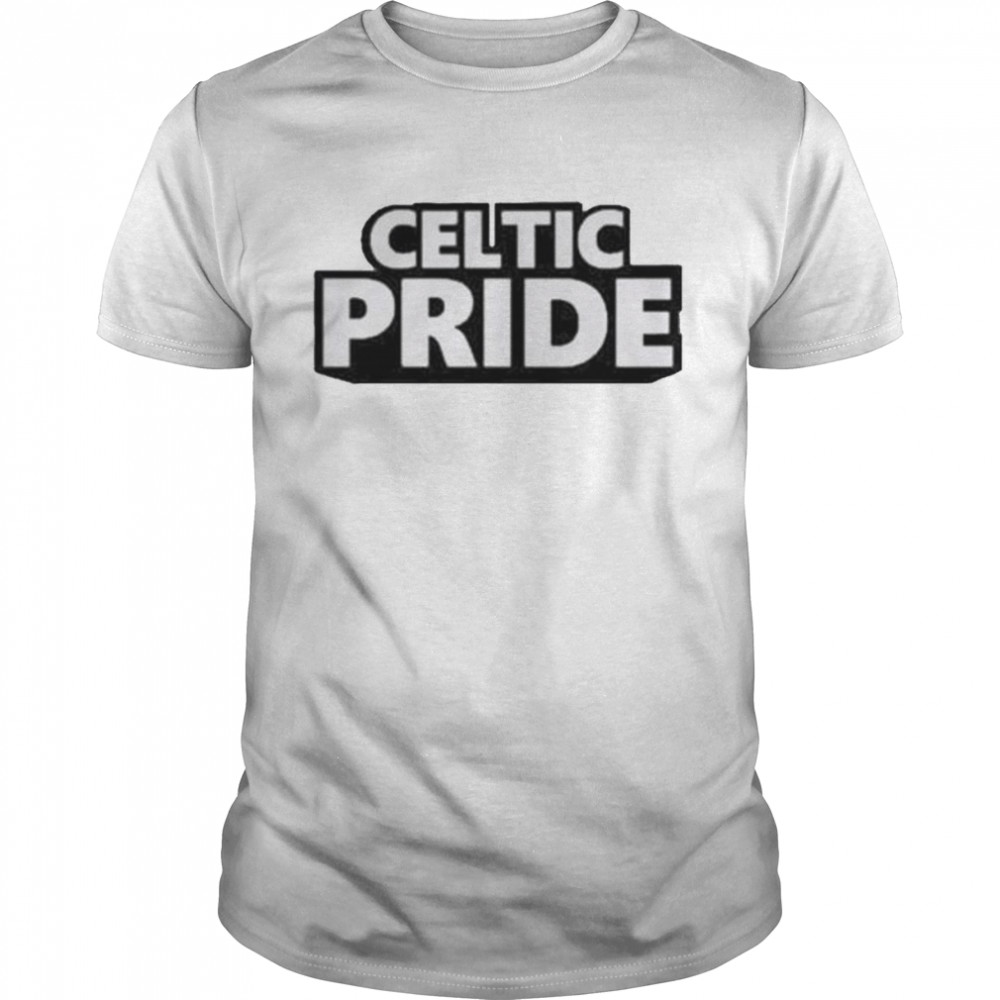 Celtics pride text shirt